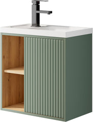 Wastafelkast - Wastafelmeubel - Wastafelonderkast - 50,5 cm - Groen - UEV