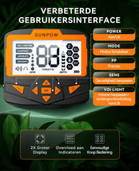 Metaaldetector voor volwassenen - LCD Scherm - Oranje - SUNPOW