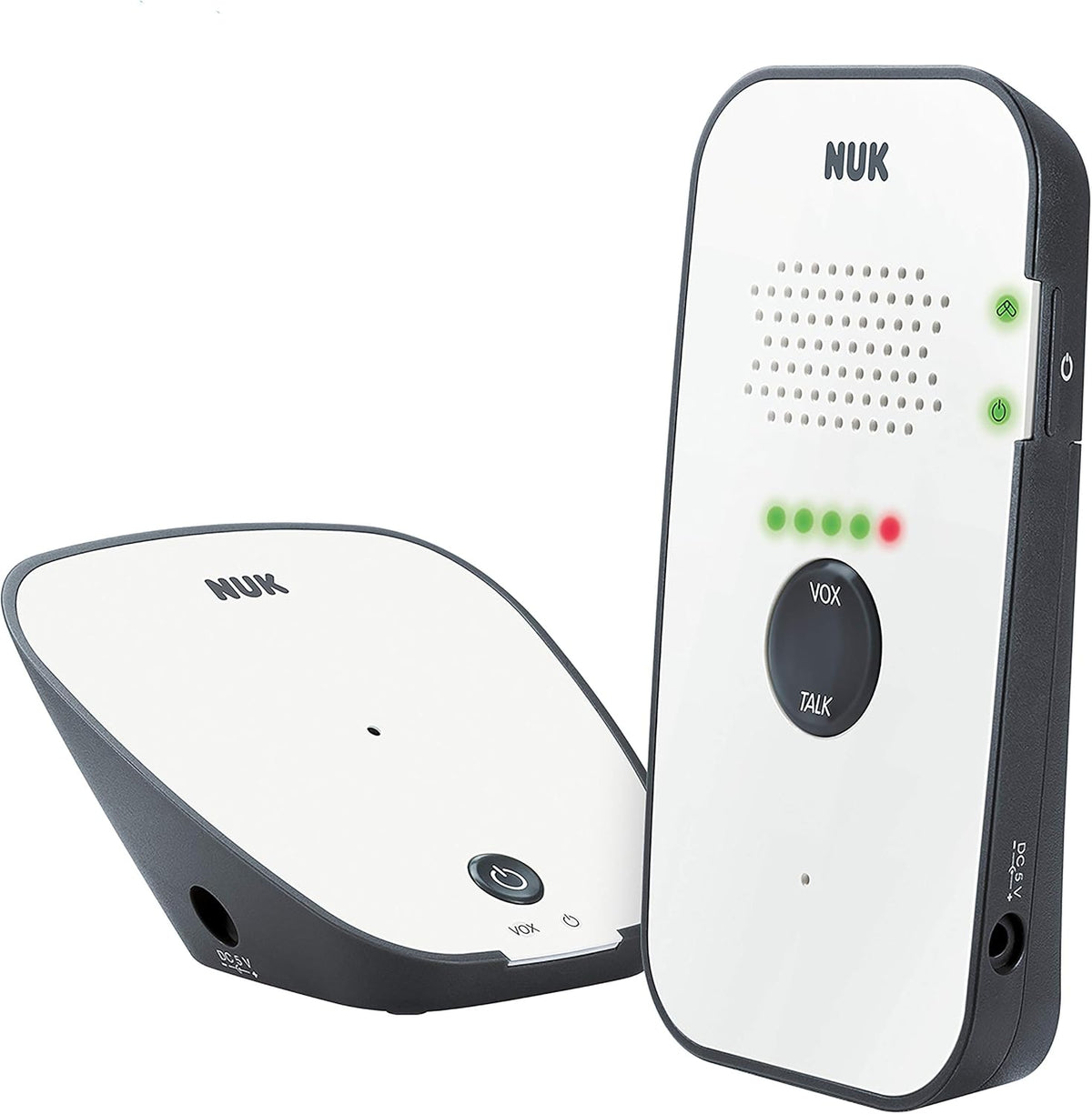 Babyfoon zonder camera - Audio Babyfoon - Wit - NUK Eco Control 500 •