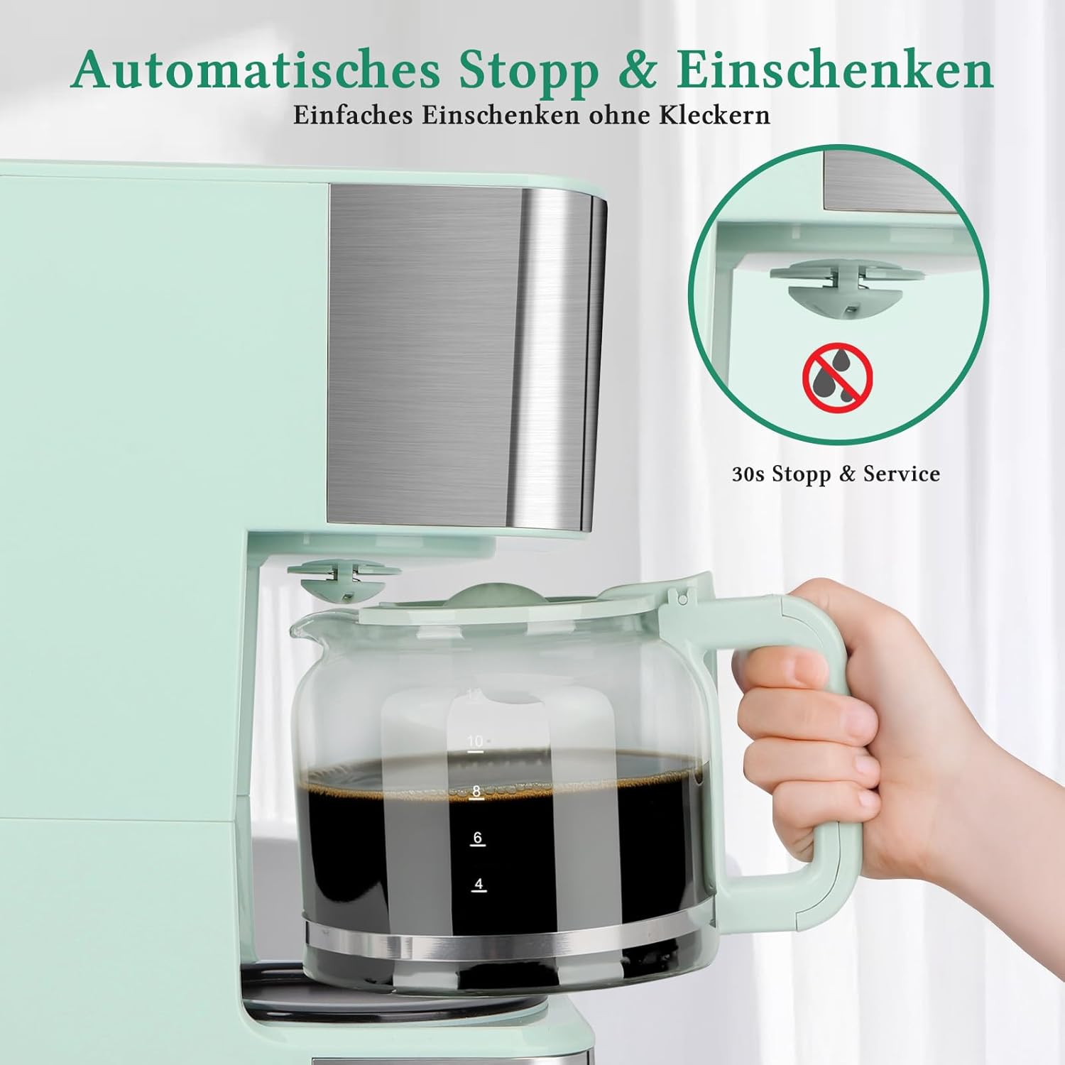 Koffiezetapparaat - filterkoffie - met thermoskan - RVS - Taylor Swoden