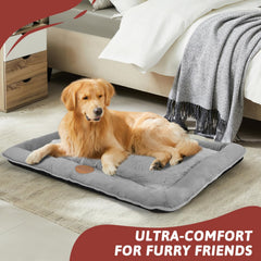 Hondenmand - Hondenkussen - Hondenbed - 112x88 cm - Grijs - Nobleza •