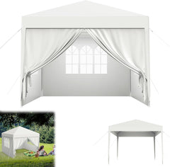 Partytent - 3x3m - Paviljoen - Waterdicht - Wit - Froadp