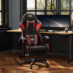 Ergonomische Bureaustoel -  Office Chair - Gamestoel - Volwassenen - Zwart/Rood - HLDIRECT