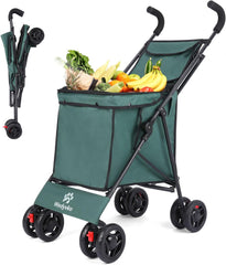 Wedyvko Hondenbuggy voor Kleine en Middelgrote Honden (P08), Groen