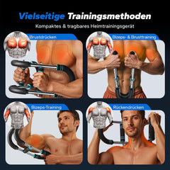 Muscle Pump - Borst trainer - Buikspiertrainer - 27-50 kg - Zwart - MERACH •