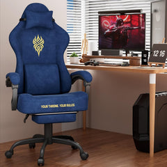 Ergonomische Bureaustoel -  Office Chair - Gamestoel - Volwassenen - Blauw - Ferghana