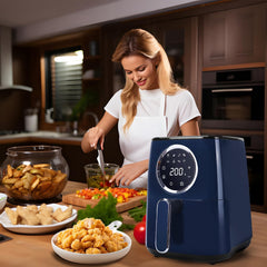 Taylor Swoden Heteluchtfriteuse, 4,2 l, 8-in-1 heteluchtfriteuse, zonder olie, heteluchtfriteuse voor 4-6 personen, timer van 60 minuten, airfryer, 1400 W, kabelopslag, BPA-vrij