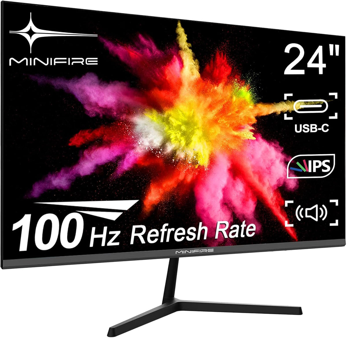 Gaming Monitor - Beeldscherm computer - 24 inch - 100Hz - FHD - Minifire