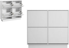 Schoenenkast - Schoenenrek - 99x24x91 cm - Wit - UEV