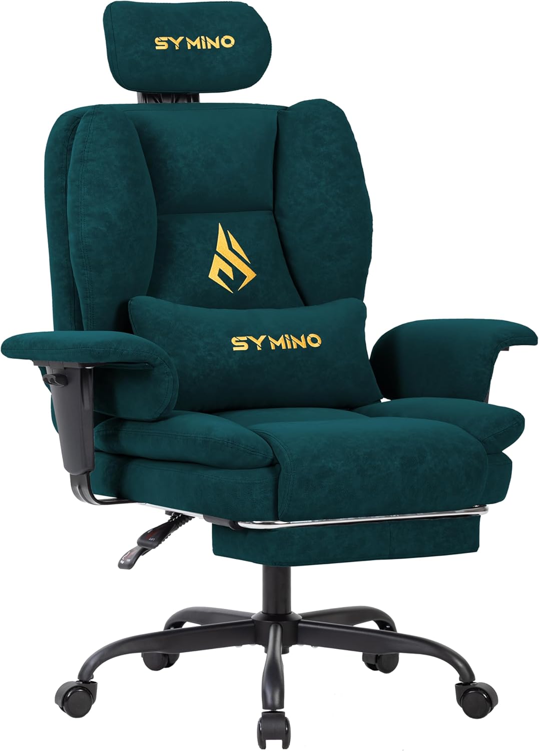 Ergonomische Bureaustoel -  Office Chair - Gamestoel - Volwassenen - Groen - SYMINO