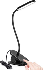 Aigostar Bureaulamp - LED Dimbaar - Leeslamp - Zwart