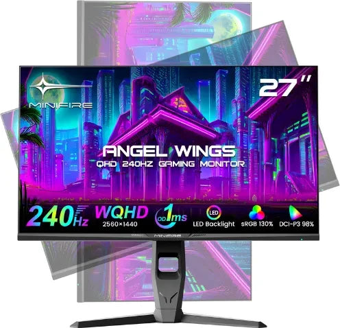 Gaming Monitor - Beeldscherm computer - 27 inch - 240Hz - QHD - Minifire