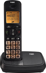 Huistelefoon senioren - Senioren telefoon - Vaste lijn - Zwart - Fysic FX-5500 •