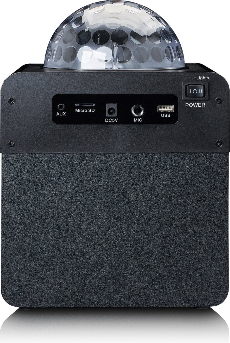Lenco BTC-055BK - Bluetooth Speaker Draadloos - Karaokeset - Zwart •