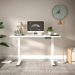Zit sta bureau - Elektrisch - Verstelbaar - Bureauframe - Wit - EQ5 - SANODESK
