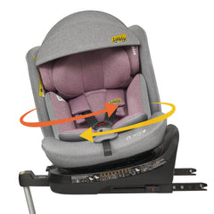 Autostoel - Isofix Autostoeltje - 0-12 jaar - Roze - Jovikids