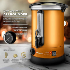 Weckketel - Inmaakketel - Gluhweinketel - 6,8L - Koper - TRESKO®