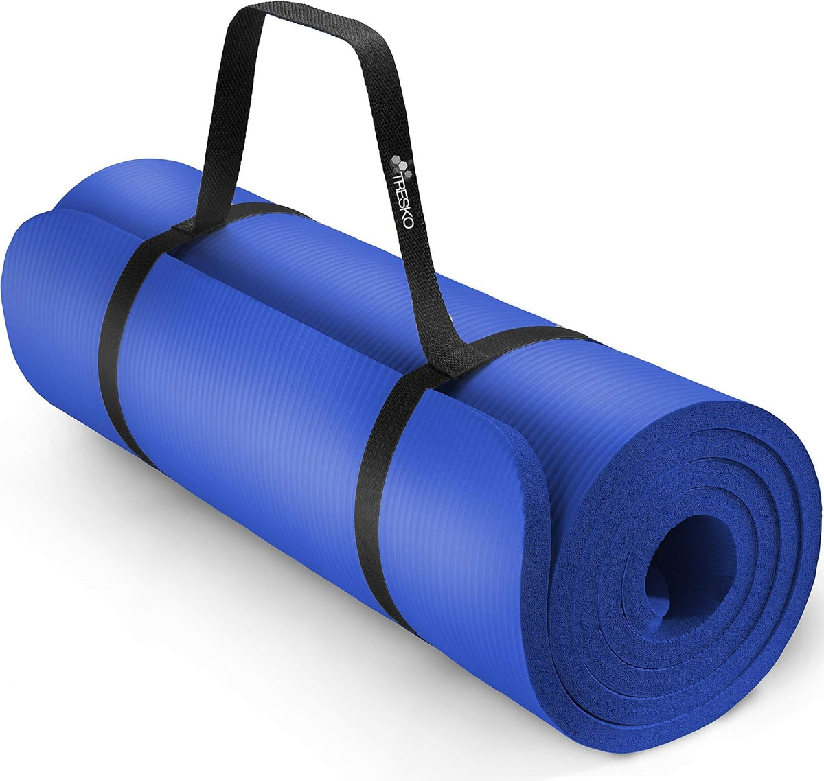 Yogamat - Fitness mat - Sportmat - Yoga mat extra dik - Paars - TRESKO