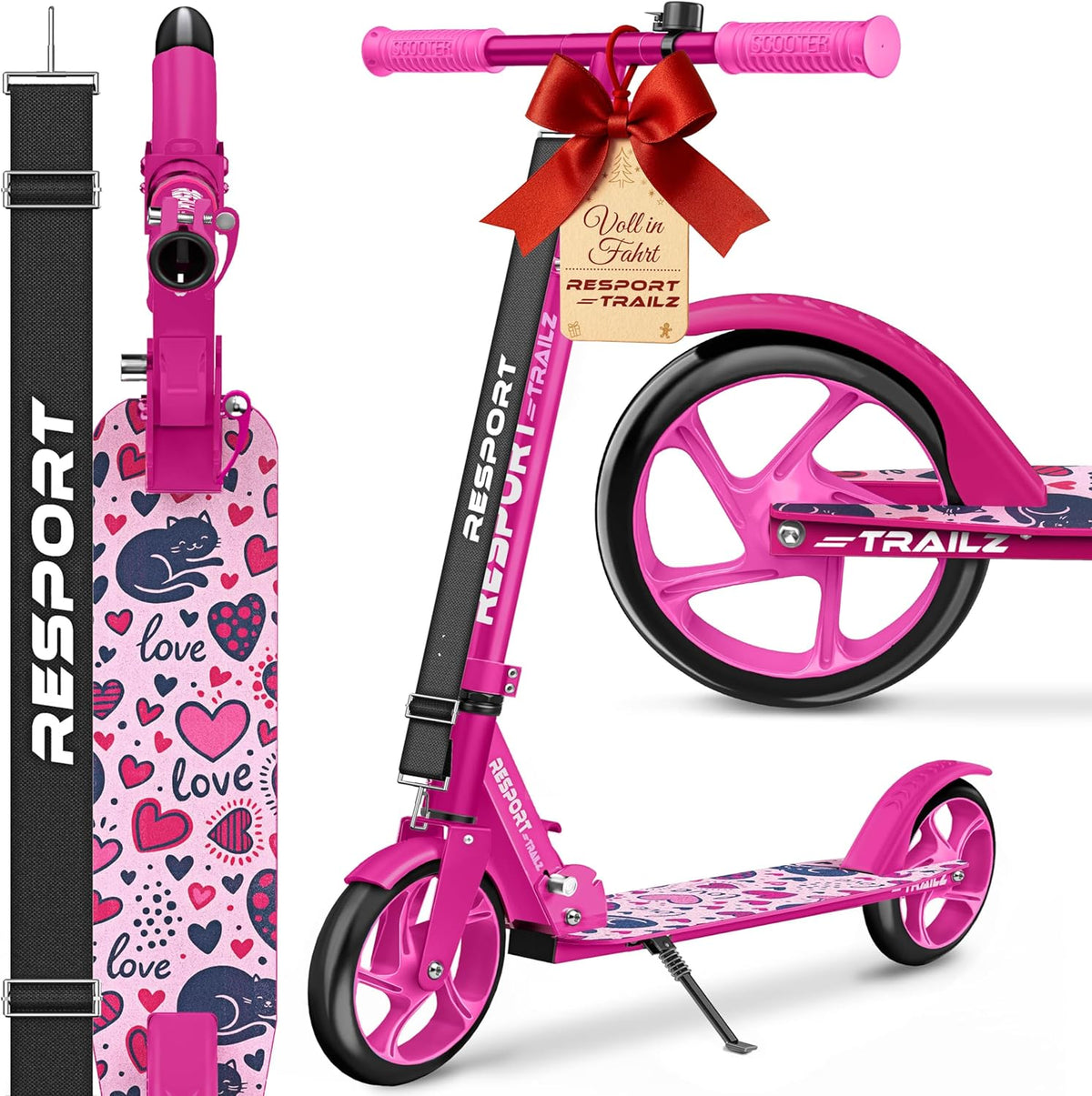 Kinderstep - Verstelbaar - Vouwbaar - Roze - RE:SPORT