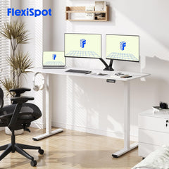 Zit sta bureau - Elektrisch - Verstelbaar - 160 x 60 cm - FQ1W - FLEXISPOT
