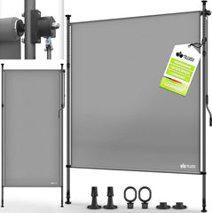 Tillvex® Klemluifel - Balkonluifel - Zonwering - 200x310 cm - Grijs