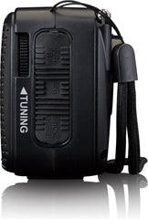 Lenco Noodradio - Draagbare opwindbare Radio - Zaklamp en Powerbank - MCR-112BK - Zwart