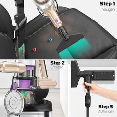 Steelstofzuiger - Draadloos - Stofzuiger Zonder zak - 45KPa - Beige - KESSER® •