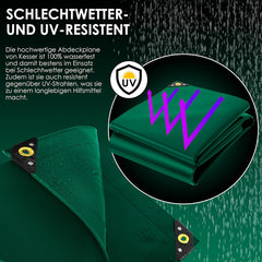 KESSER® Premium afdekzeil - 300x400cm - Waterdicht en scheurvast - Universeel