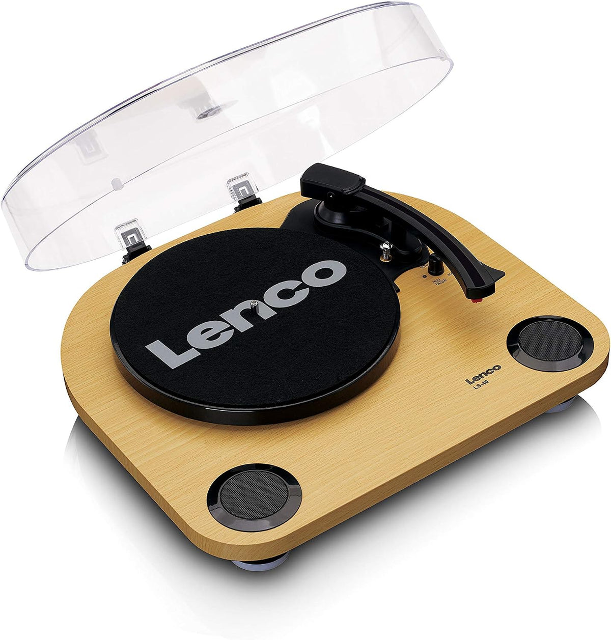 Lenco Draaitafel LS-40 - Draaitafel met geïntegreerde luidsprekers - Hout