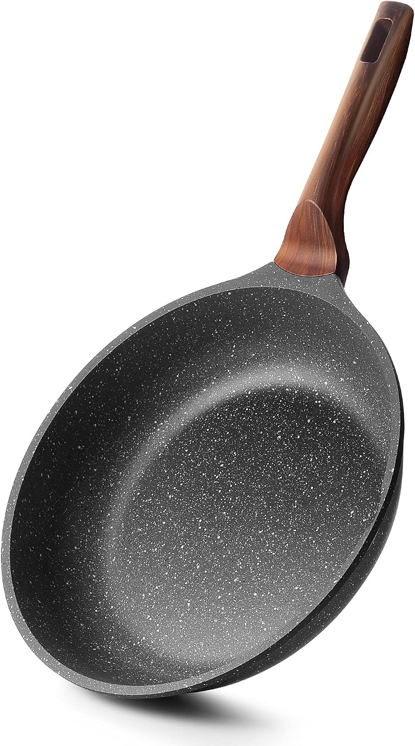 ilimiti 28 cm non-stick pan, anti-aanbakpan, 28 cm, inductie omelette braadpan, braadpan voor alle warmtebronnen