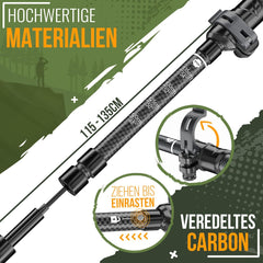 KESSER® Nordic Walking stokken - Wandelstokken - Zwart