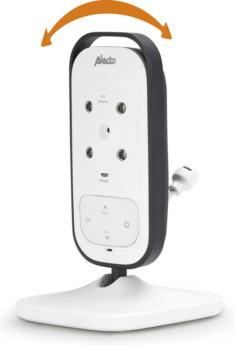 Alecto DVM-73 - Babyfoon met camera - Temperatuurweergave - Wit