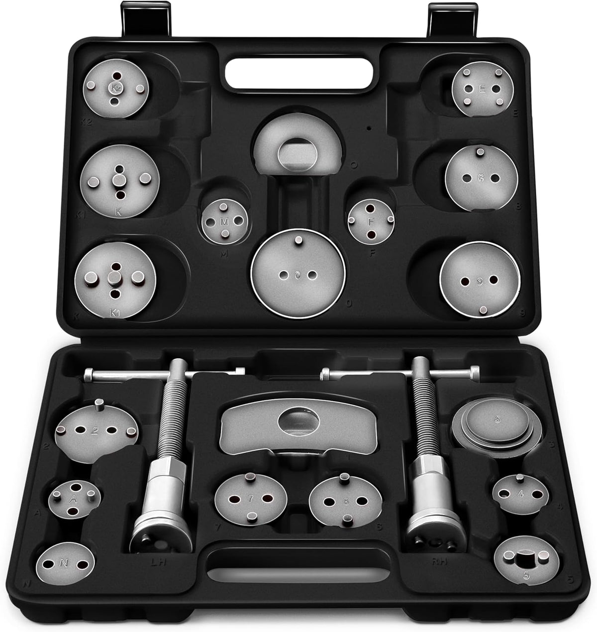 Remzuiger Terugstelset - Remklauw terugstelset - 22 Delig - Zwart - TRESKO