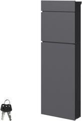 Brievenbus  - Wandbrievenbus - Vrijstaand - Antraciet - ML-Design