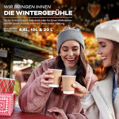 Weckketel - Inmaakketel - Gluhweinketel - 6,8L - Zilver - TRESKO®