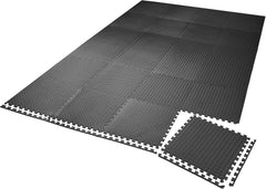 TecTake Vloerbeschermingsmatten – Set beschermende, vuilafstotende antislip vloermatten met uitbreidbaar puzzelsysteem, beschikbaar in verschillende modellen