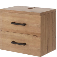 Wastafelkast - Wastafelmeubel - Wastafelonderkast - 60,5x40,5x53,2 cm - Bruin - UEV
