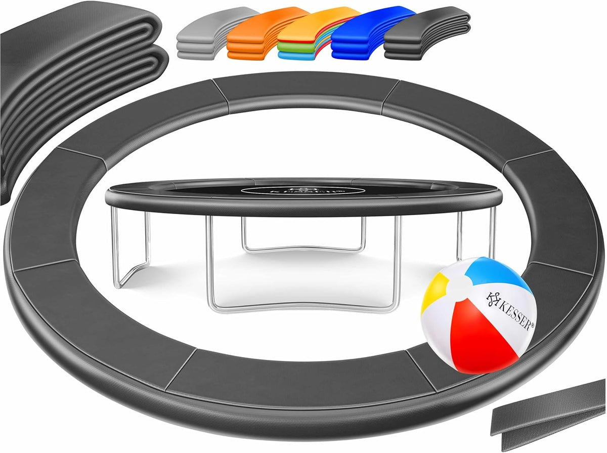Trampoline rand - Beschermrand - 244 cm - Grijs - KESSER