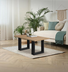 Tafelpoten salontafel - Metaal - 30x43 cm - Zwart - ECD Germany •