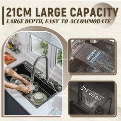 Spoelbak - Wasbak - Keuken - RVS - 65x50 cm