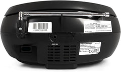 Blaupunkt B 3 PLL Boombox met FM-PLL-radio, cd-speler, AUX IN, stereo-luidsprekers, lcd-display, voeding en batterijvoeding, kindercd, zwart •