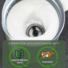 Melkopschuimer elektrisch - Melkklopper - 250 ML - Grijs - WALDWERK