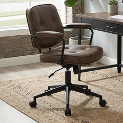 Ergonomische Bureaustoel -  Office Chair - Gamestoel - Volwassenen - Bruin - Wahson