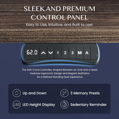 Zit sta bureau - Elektrisch - Verstelbaar - Bureauframe - EC5W - FLEXISPOT