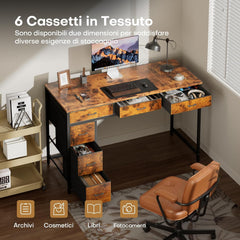 Bureau - Computertafel - Computerbureau - 120x50 cm - Bruin - HLDIRECT