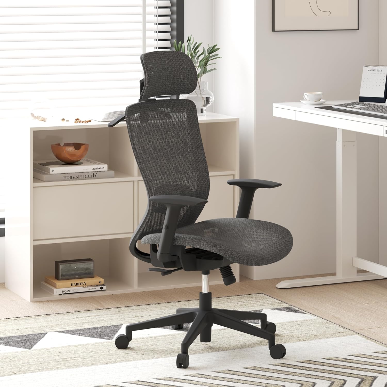 Ergonomische Bureaustoel -  Office Chair - Gamestoel - Volwassenen - Grijs - FLEXISPOT