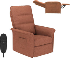 FLEXISPOT Elektrische relaxstoel X1, televisiestoel met ligfunctie, met verstelbare rugleuning, verstelbare tv-stoel, 105° -155° verstelbare rugleuning, kaki