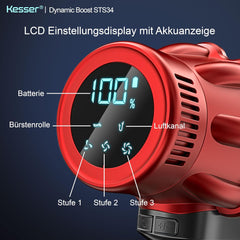 Steelstofzuiger - Draadloos - Stofzuiger Zonder zak - 45KPa - Rood - KESSER®