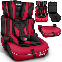 KIDUKU® Autostoeltje - Kinderzitje - Veiligheidsgordel - Rood