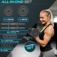 Halterschijven - Halterset- 15 kg - RE:SPORT